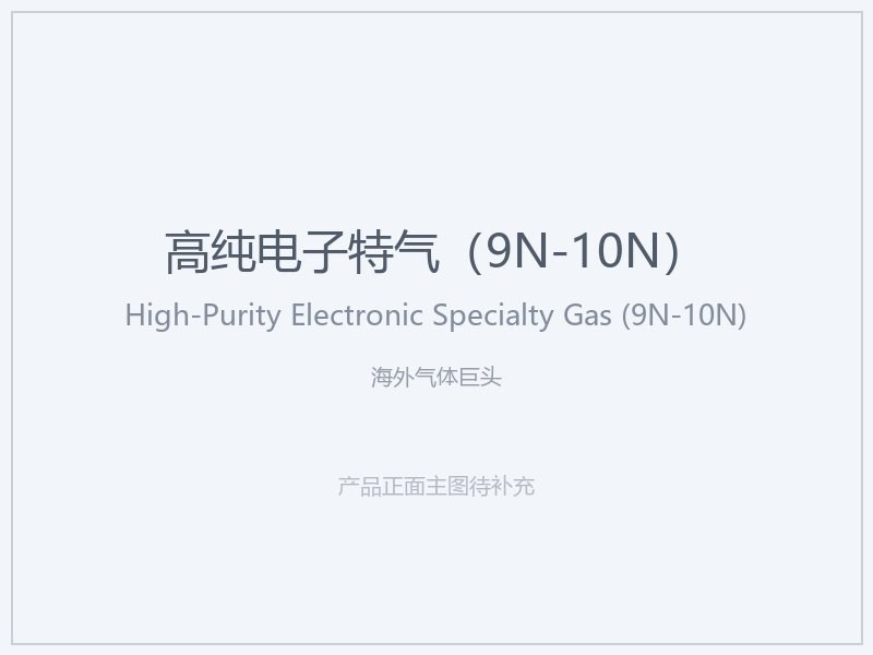 海外气体巨头 高纯电子特气（9N-10N）